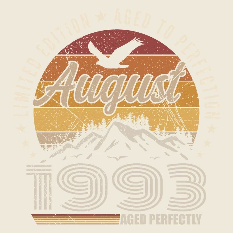 Août 1993 Retro Anniversaire août 1993 August 1993
