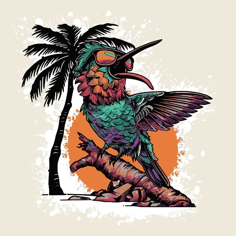 Colibri oiseau vacances d’été