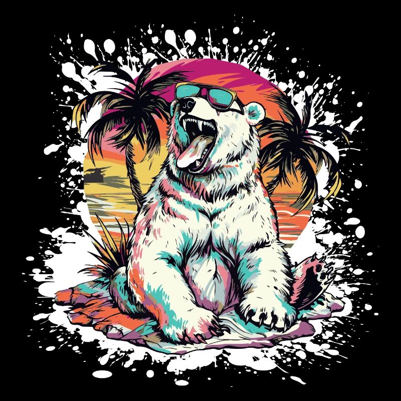 Polar Bear Summer Holiday