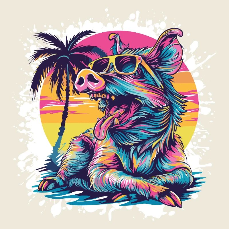 Cochon Été Sanglier