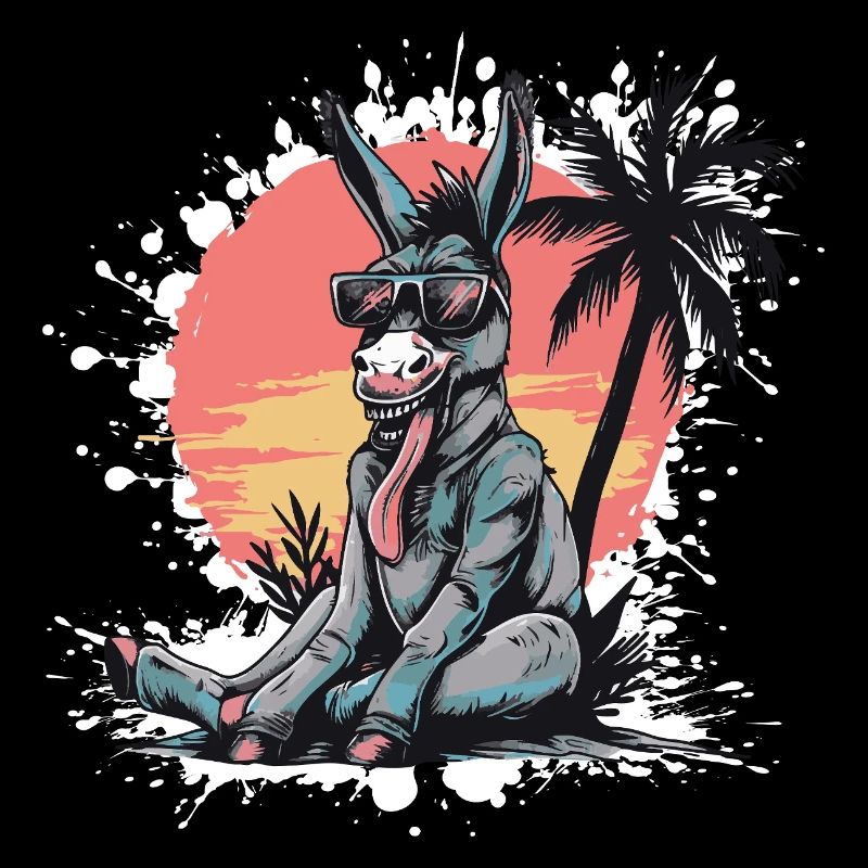 Vacances d’été à l’âne