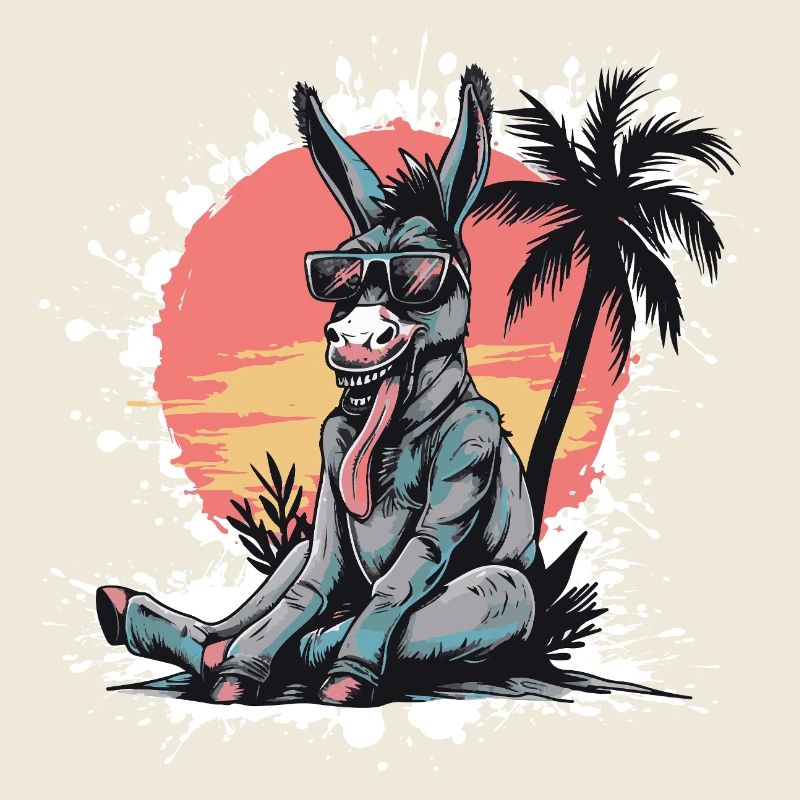 Vacances d’été à l’âne
