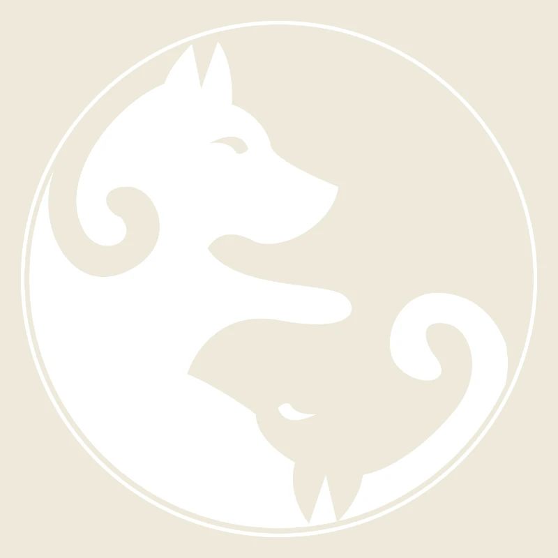 Chiens de Yin Yang &