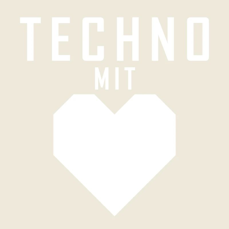 Techno mit Herz weiß