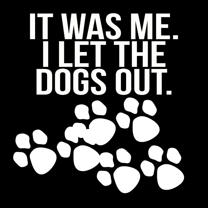 il était moi je laisse les chiens