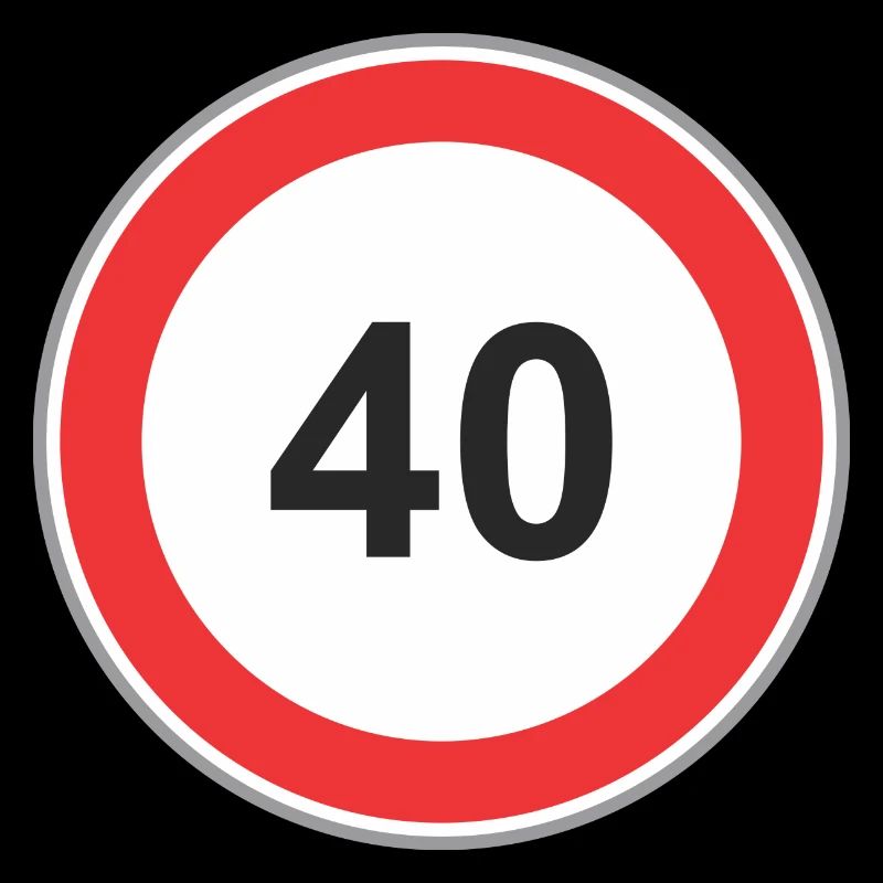 Panneau routier 40