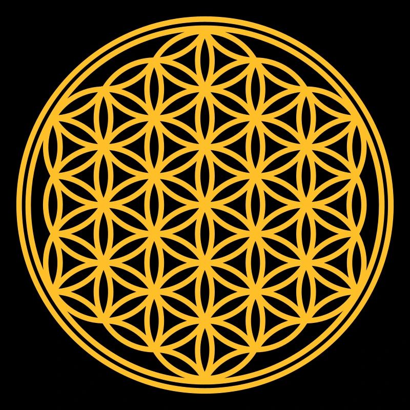 Fleur de la vie - Vector - 01, 1c, sacred geometry