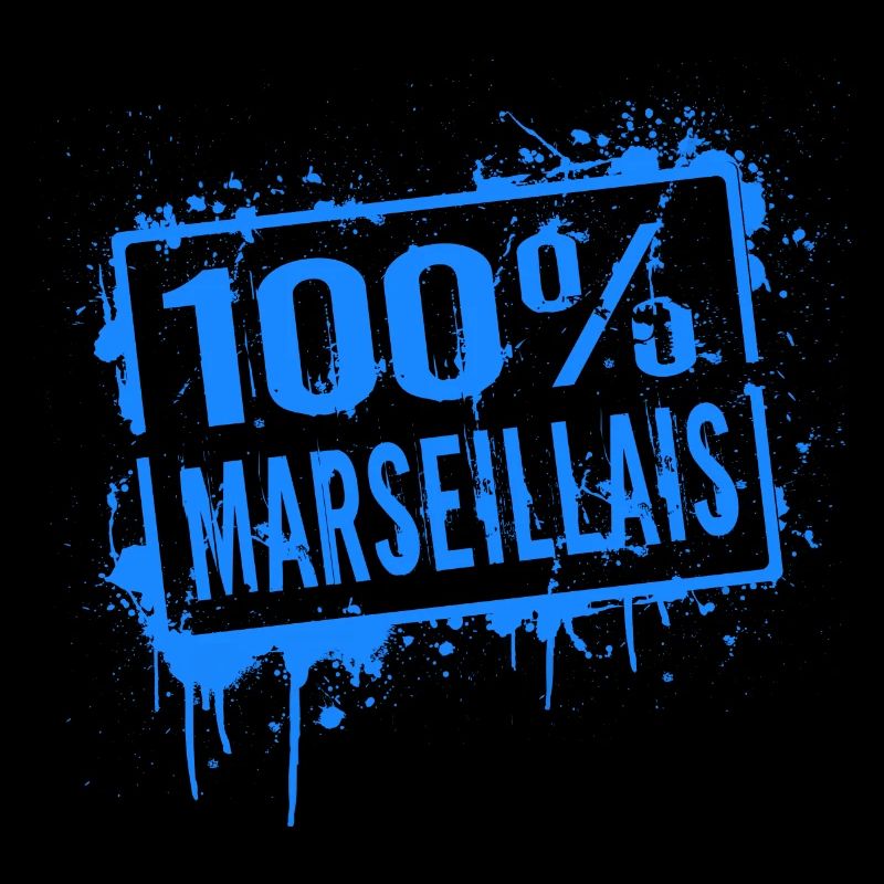 100% marseillais bleu