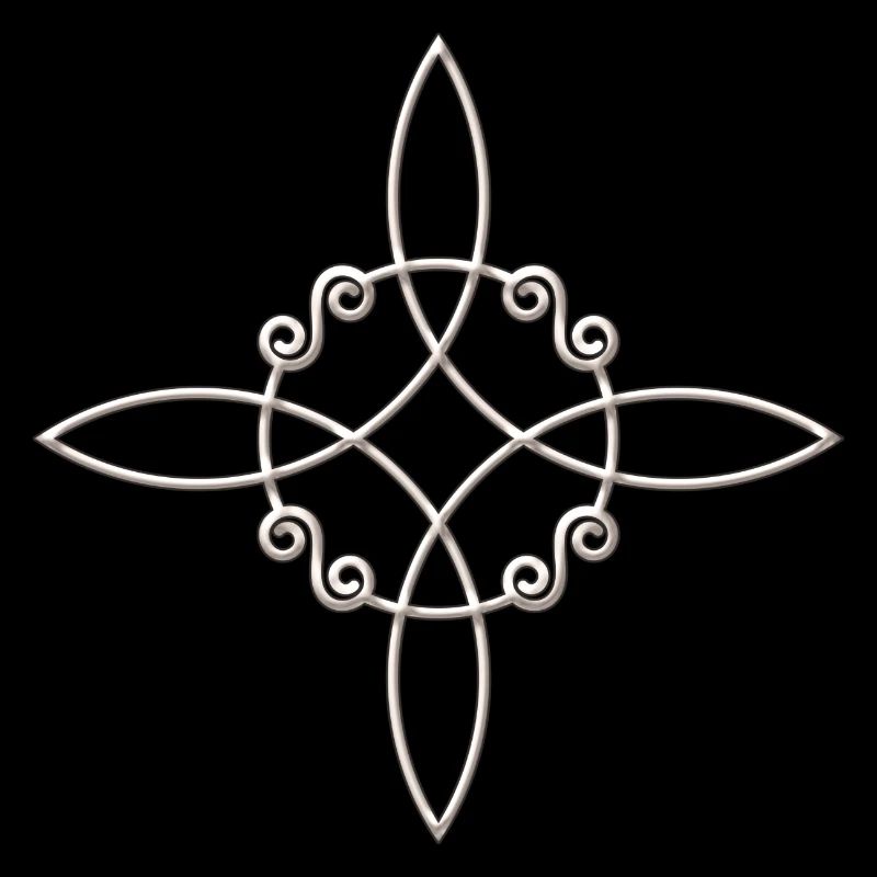 Witch`s Knot, Hexenknoten, Bindet die 4 Elemente