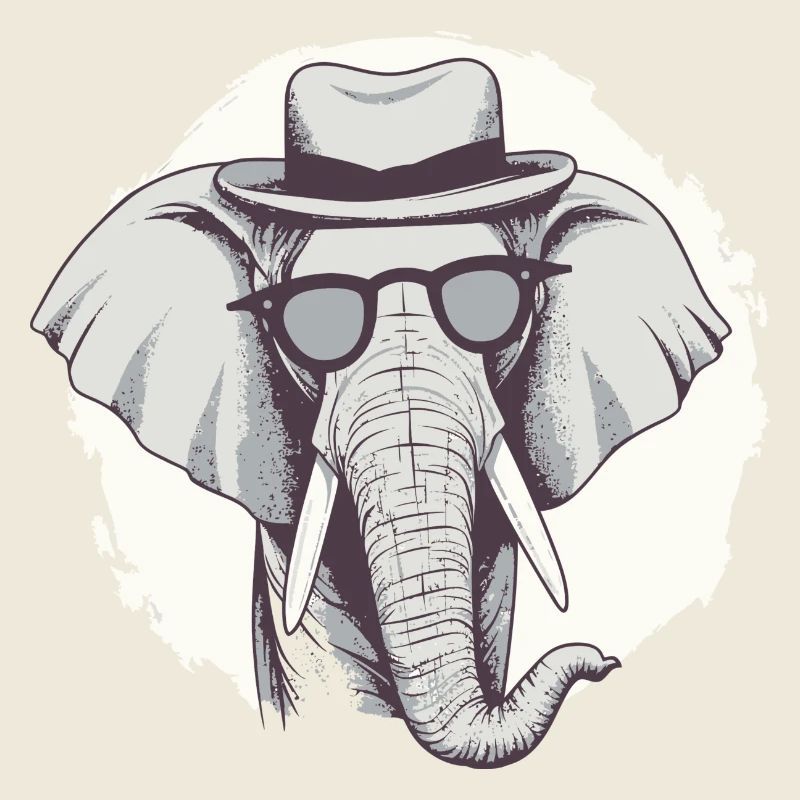 éléphant cool