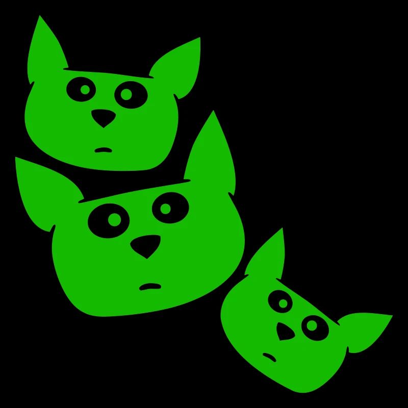 3 Confused Cats Looking Curious Funny Grimace
