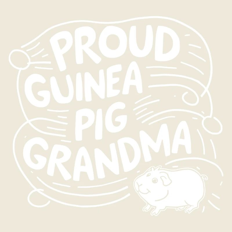 Fière grand-mère cochon d’Inde