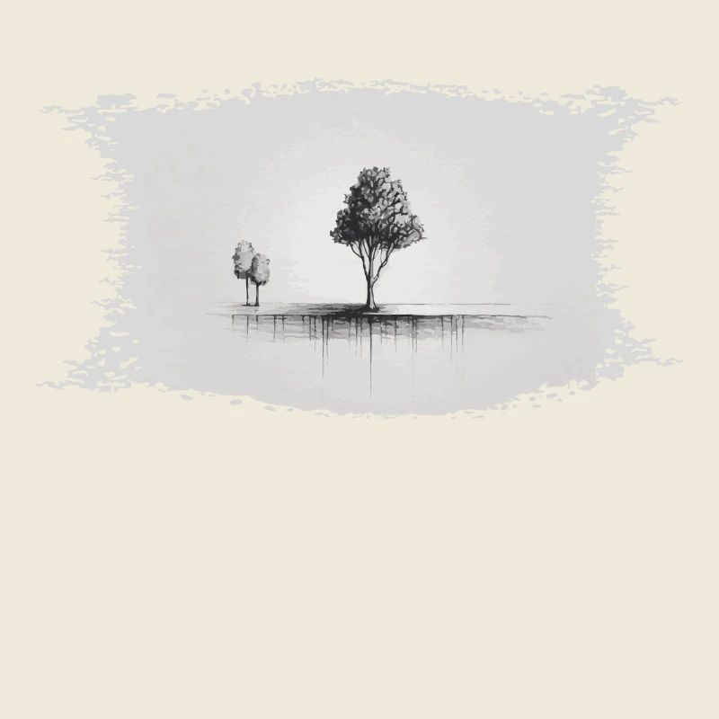 Minimalistischer Baum Arbre minimaliste