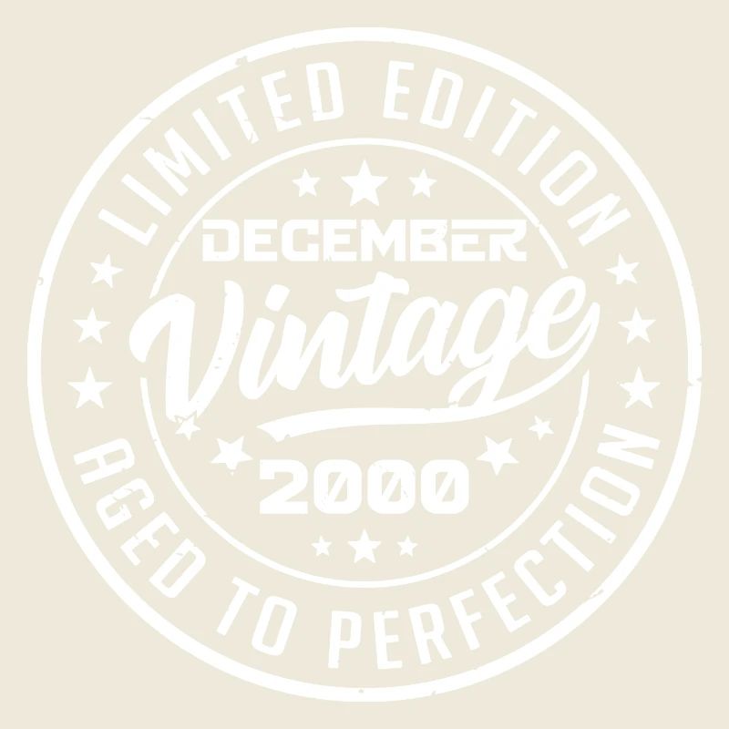 December 2000 Vintage Retro December 2000 Gift