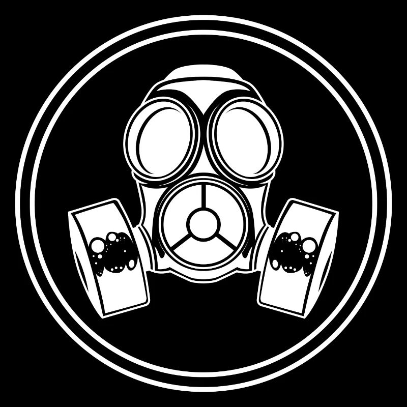 Icône de masque à gaz