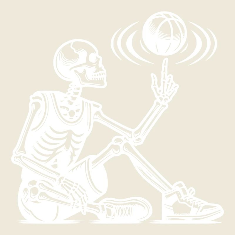 Halloween Skeleton Play with Skeleton Hand Ball