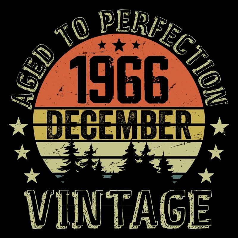 Cadeau Anniversaire Rétro - Nées En Décembre 1966