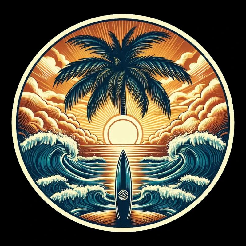 Logo du surfeur