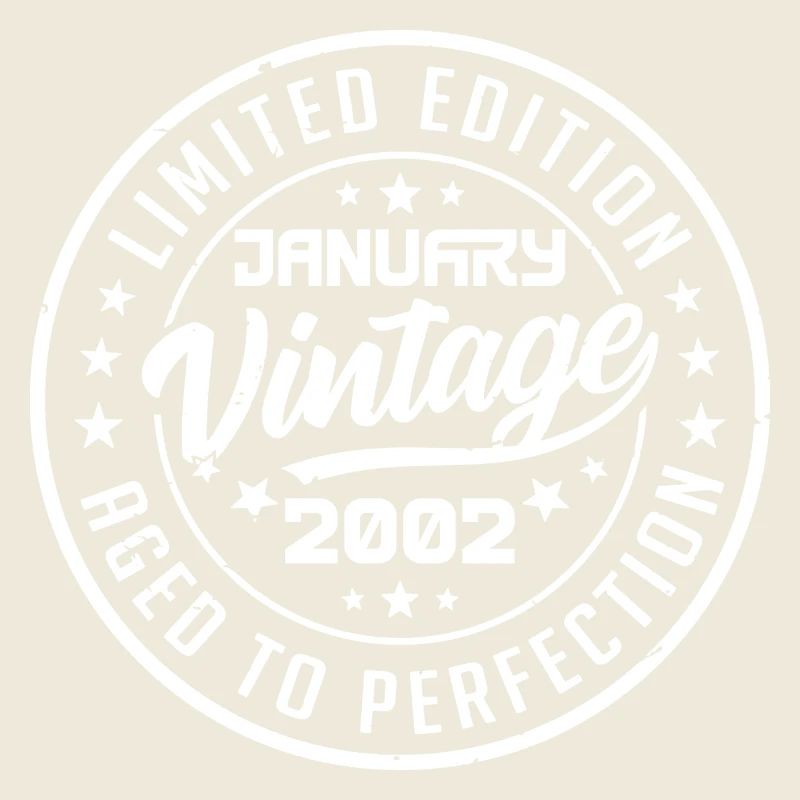 Born January 2002 Retro Birthday January 2002