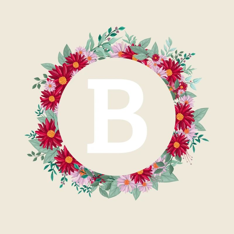 Buchstabe b Blumenkrone