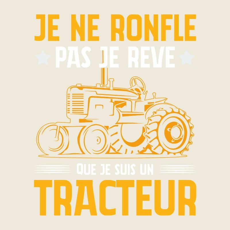 Ich schnarche nicht, ich träume, dass ich ein Traktor bin