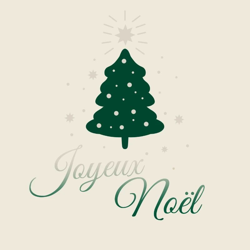 Silver and green tree: sobriety and elegance