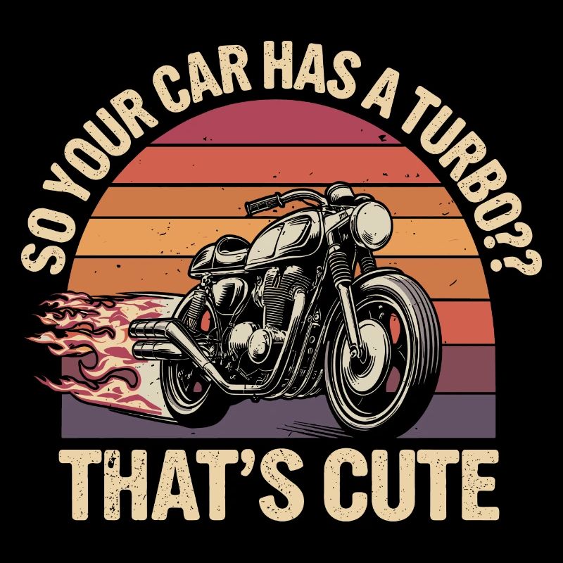 Fun racing design for motorcycle fans