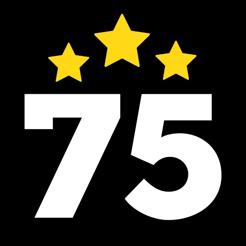 75 ans étoile - cadeau 75e anniversaire