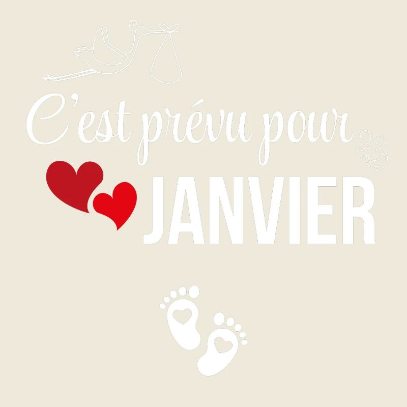 C’est prévu pour janvier - annonce de grossesse