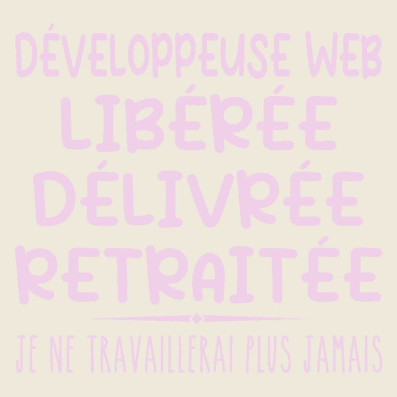 Développeuse web célèbre sa retraite avec humour