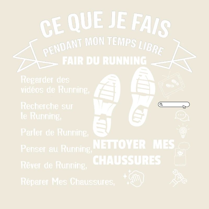 Ce que je fais pendant mon temps libre : Running