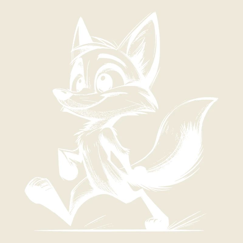 Fox Drawing Sly Fox