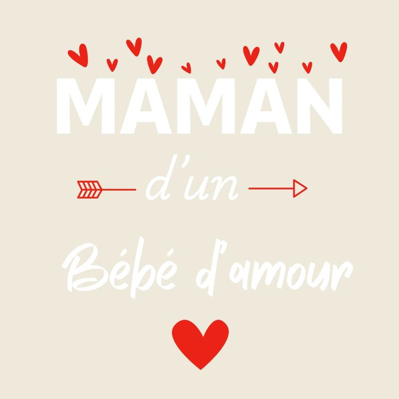 Maman d’un bébé d’amour - assorti bébé
