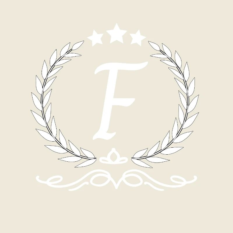 Letter f crown