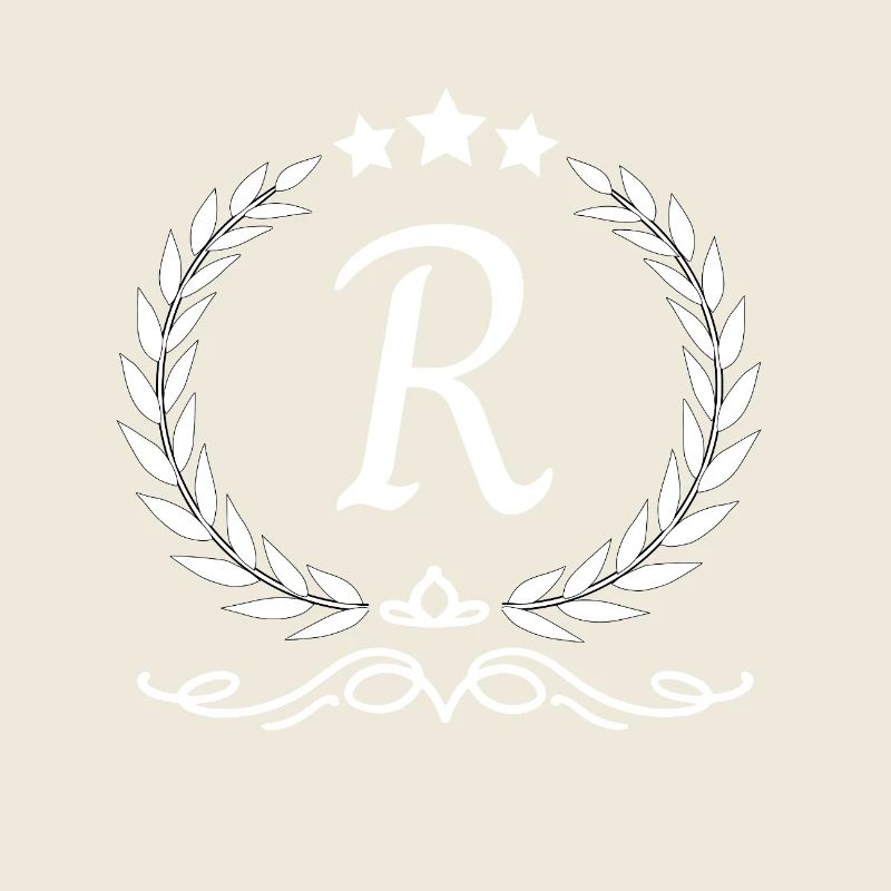 Letter r crown