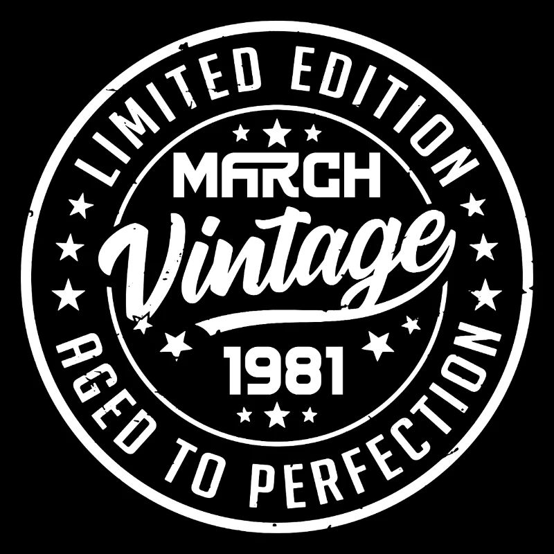 Vintage March 1981 - March 1981 Birthday Gift