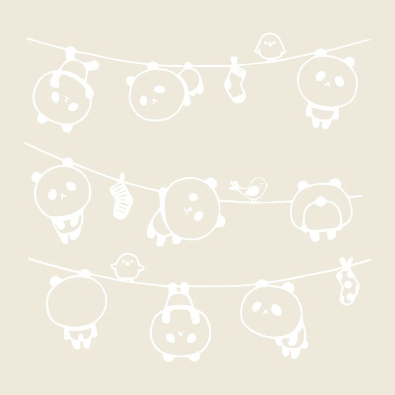 Panda Power Geschenk Bär Tier Geschenkidee