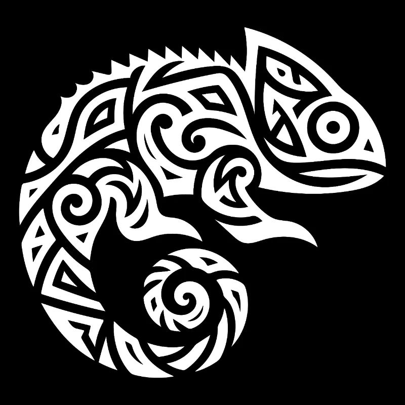 Déguisement de tatouage caméléon mignon