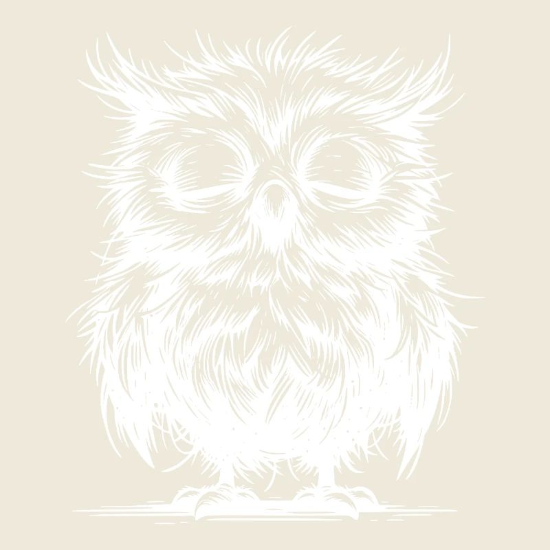 Morgenmuffel Eule - Bin ich wach? – Keine Ahnung