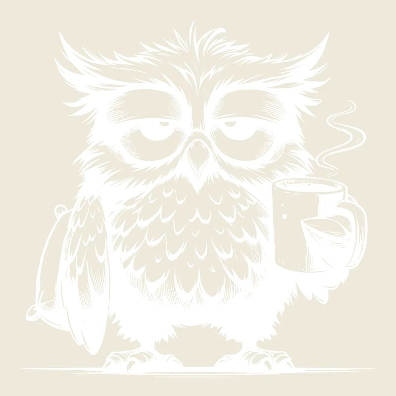 Sleepy Wisdom – Owl Edition with Pillow