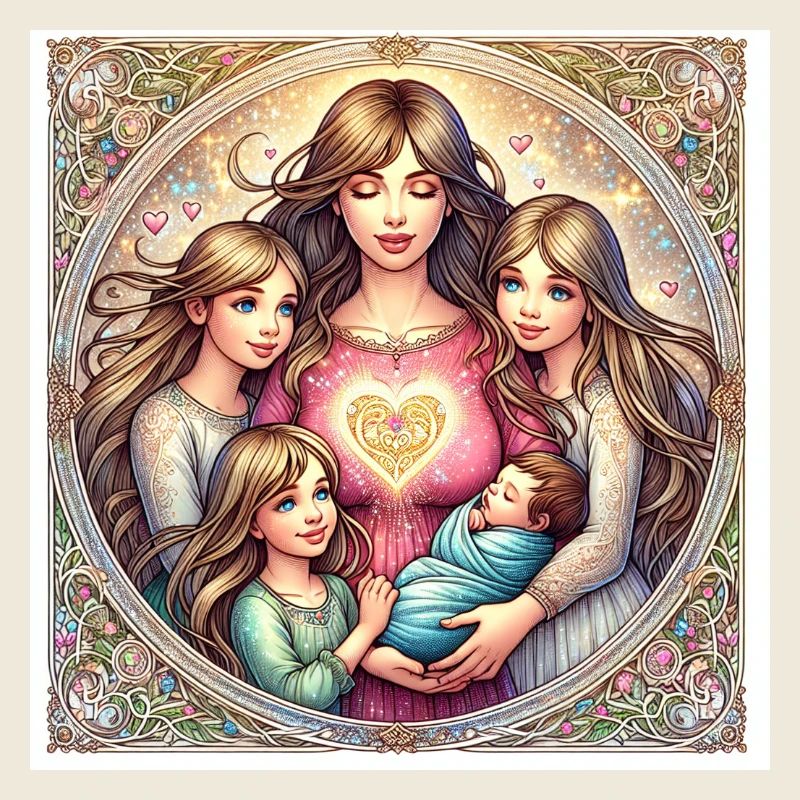 Mama mit 4 Kindern