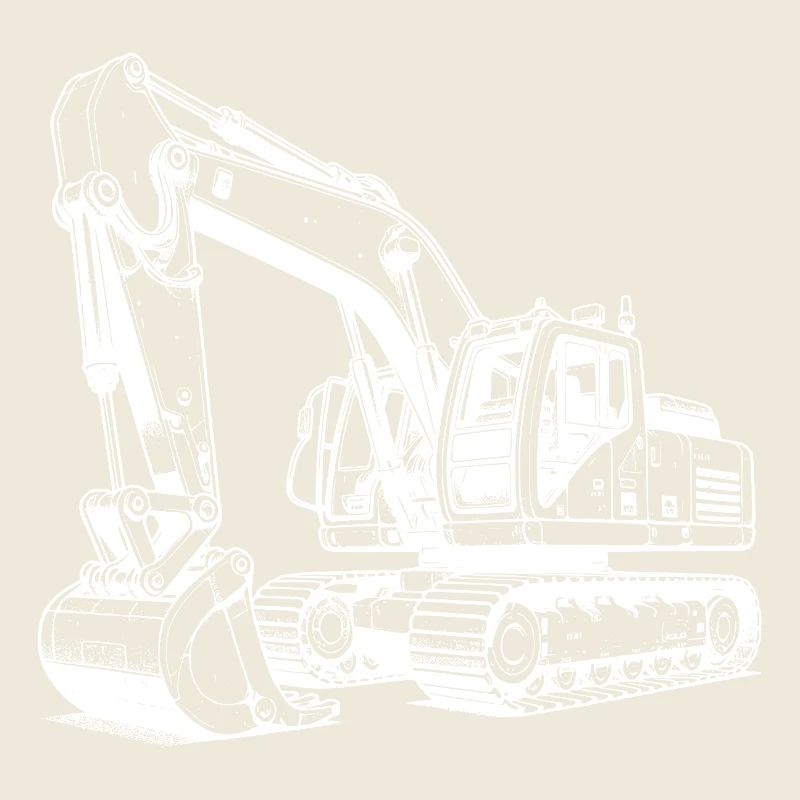 Excavator - I don't make any noise - I create space