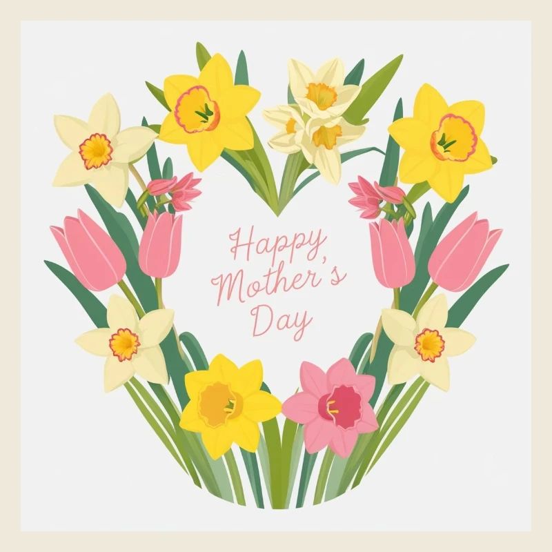 Muttertags Geschenk Blumenstrauß