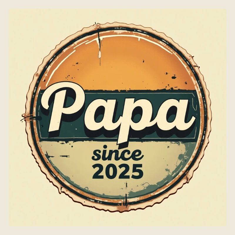 Flux Dev A worn retroinspired logo badge featur