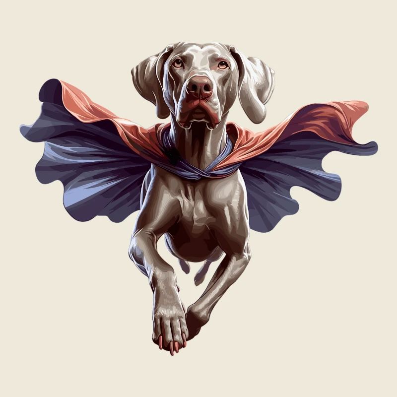 Super Dog Weimaraner Weimi Cape Cape Gift