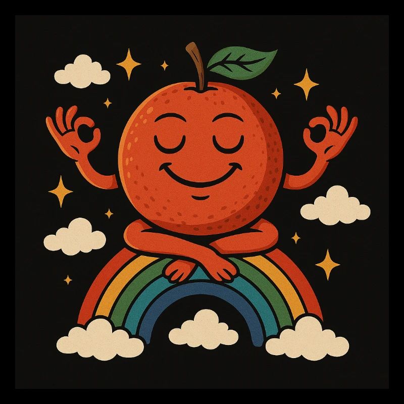 Regenbogen orange
