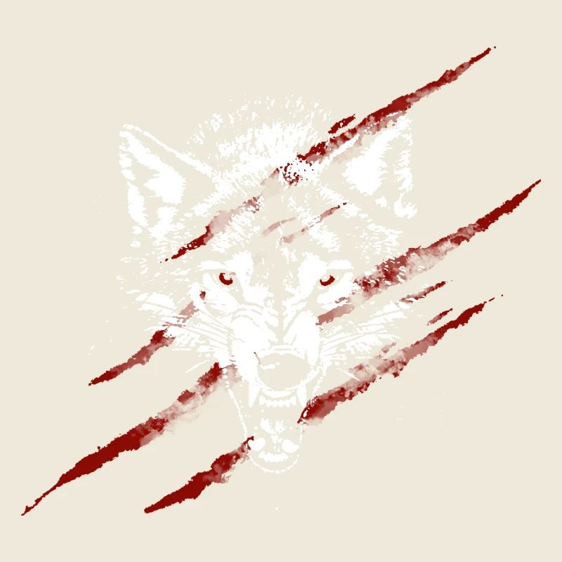 Angry wolf