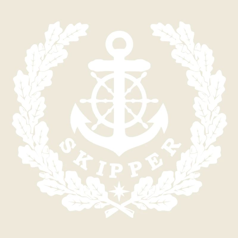 Skipper Anker Logo white