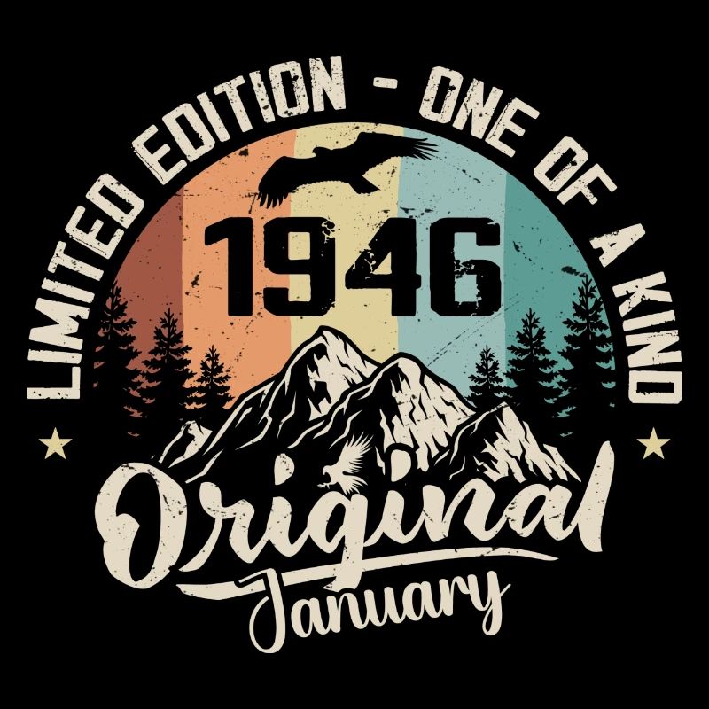 Janvier 1946 Original Cadeau D'anniversaire 79 Ans