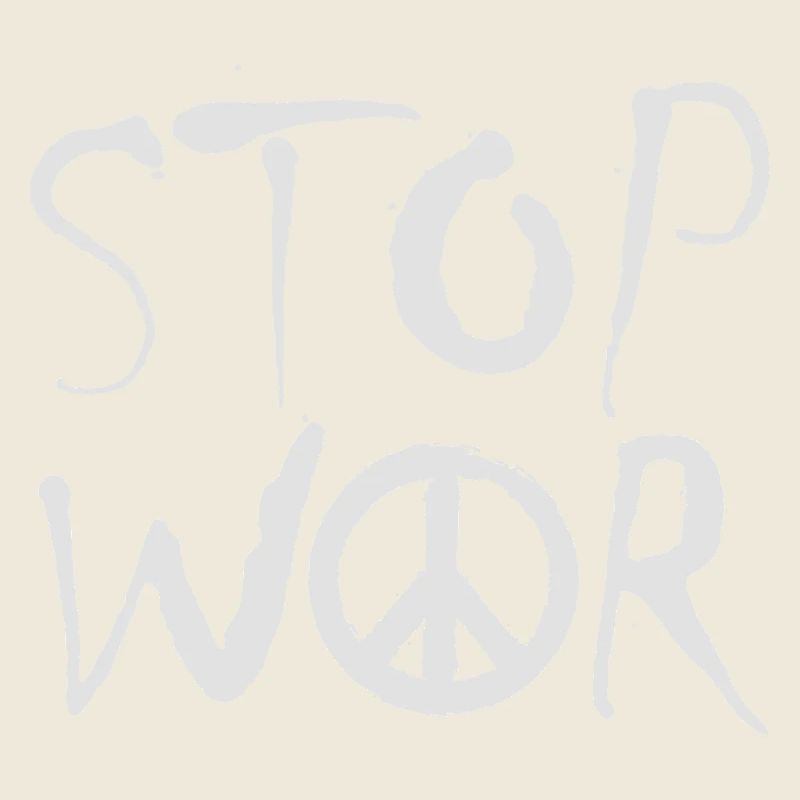 STOP WAR mit Peace Zeichen Peace Symbol – NO WAR